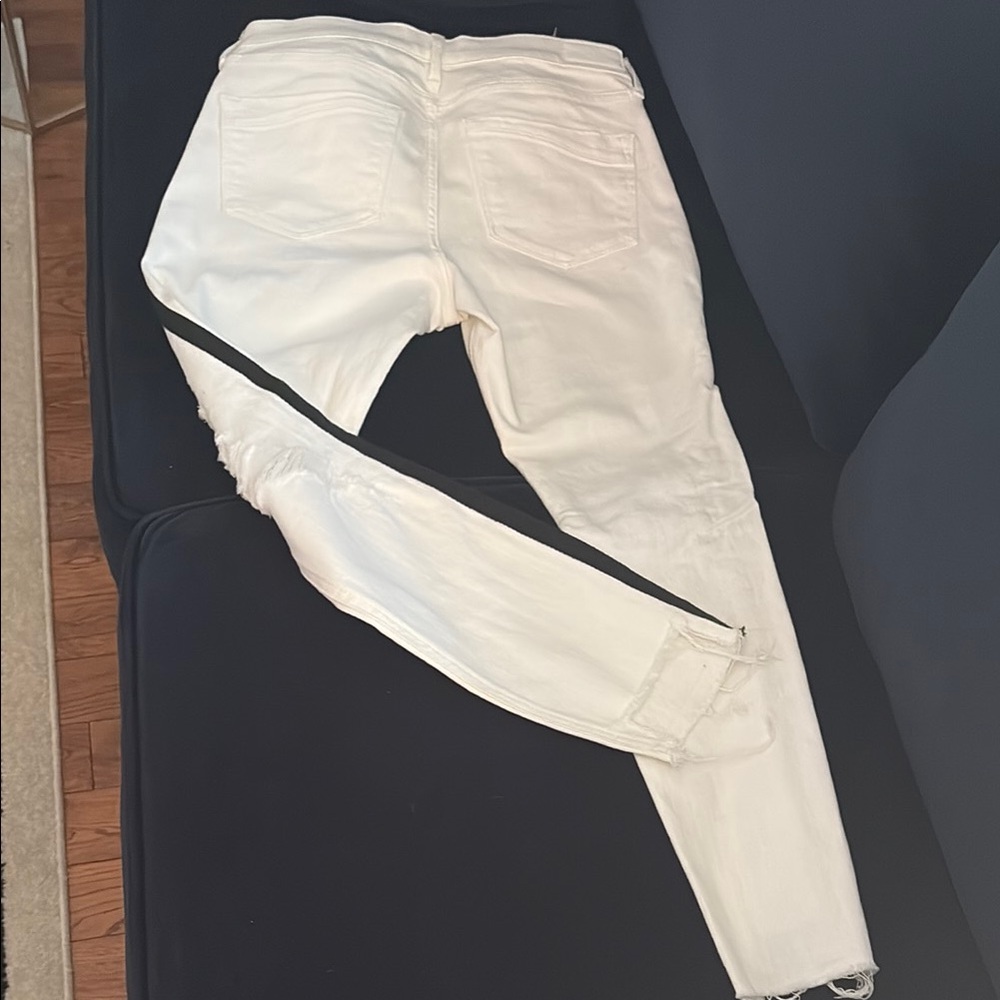 Express Women's Skinny Jeans - White - Picture 2 of 2